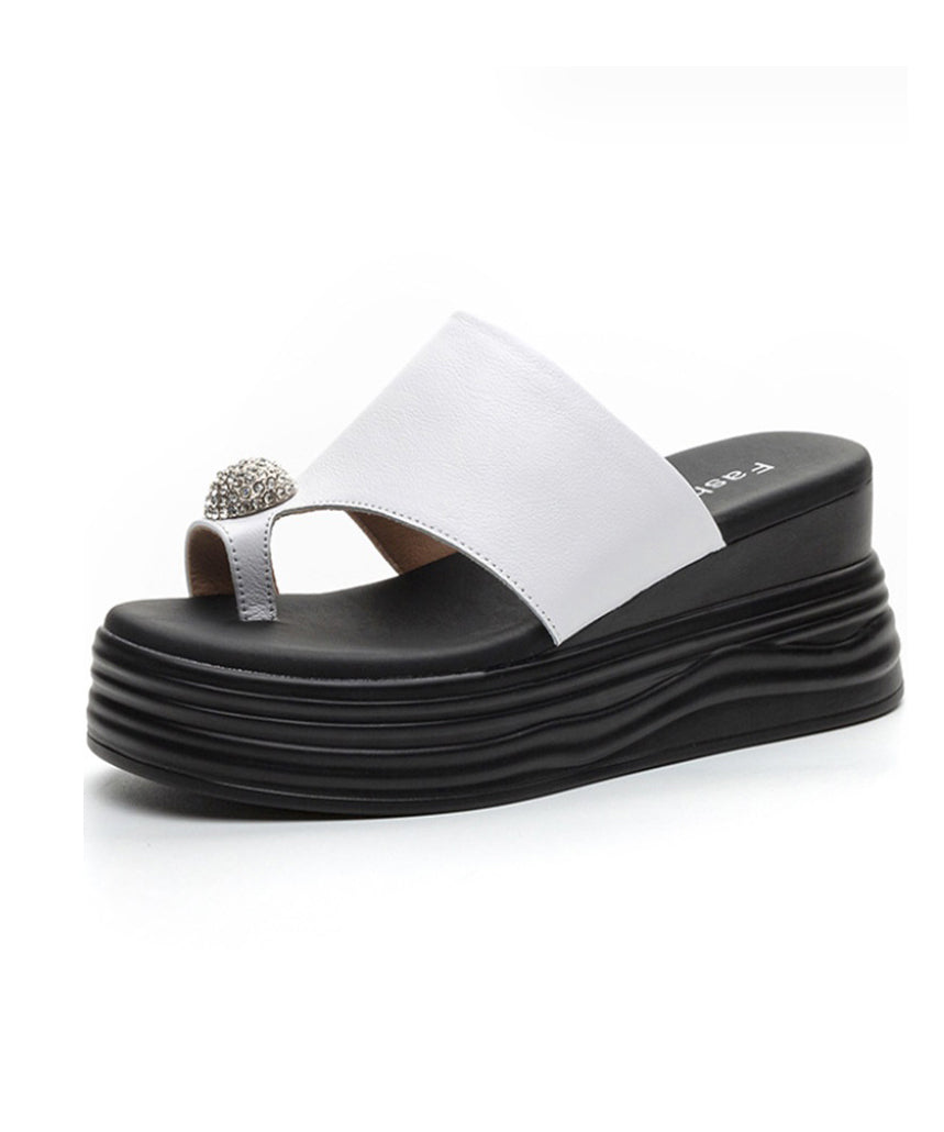 Kvinners Flip Flops Plattform 4