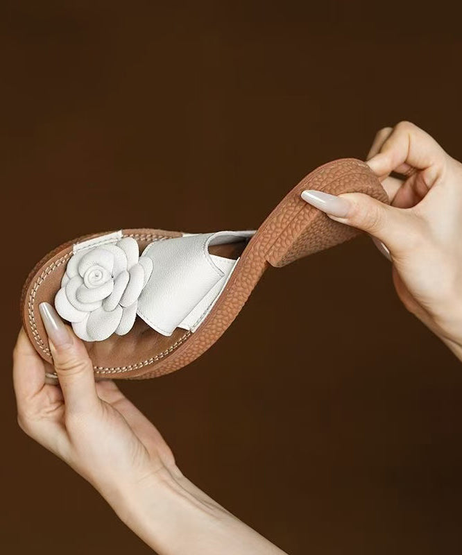 Kvinners Flip Flops med Blomsterdesign 4