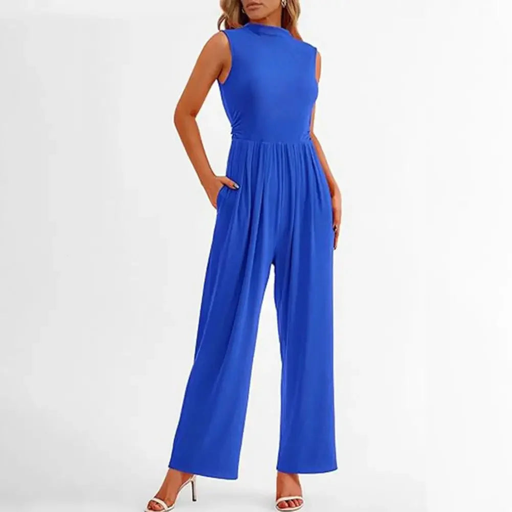 Kvinners Formell Jumpsuit Med Bred Ben 1