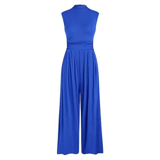 Kvinners Formell Jumpsuit Med Bred Ben 6