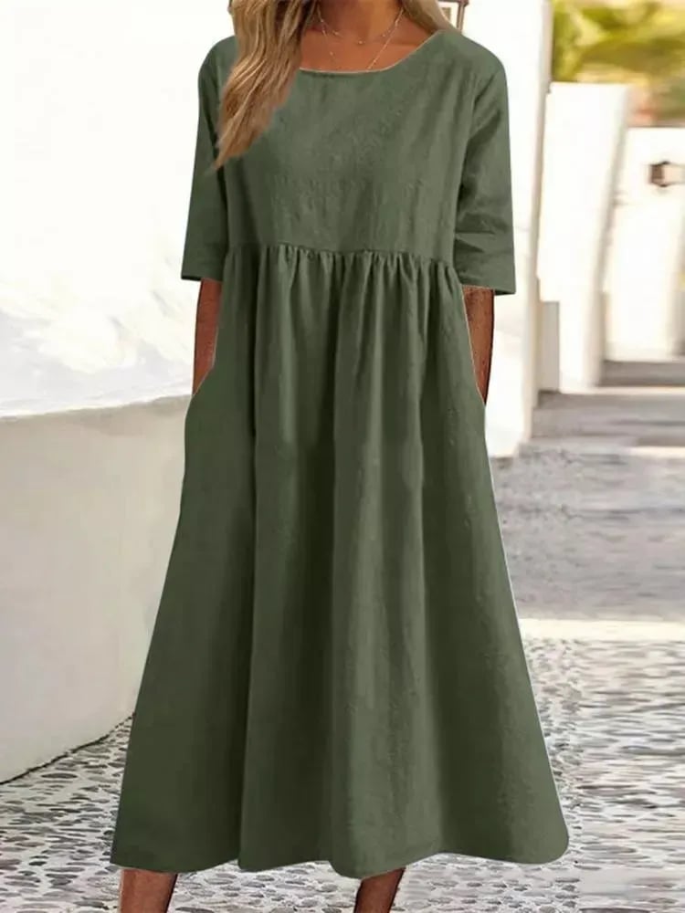 Kvinners Fritidskjole Uformell Stil 3