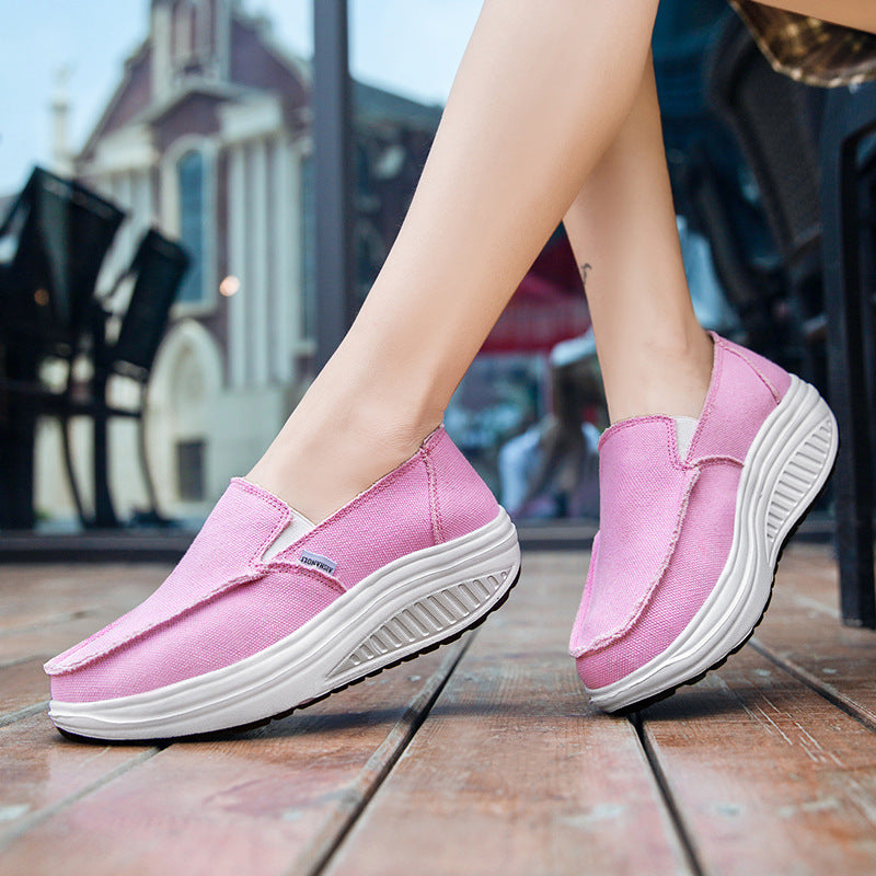 Kvinners Fritidssko Slip-on med Fleksibel Design 3