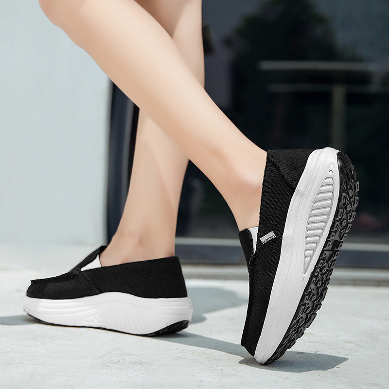Kvinners Fritidssko Slip-on med Fleksibel Design 4