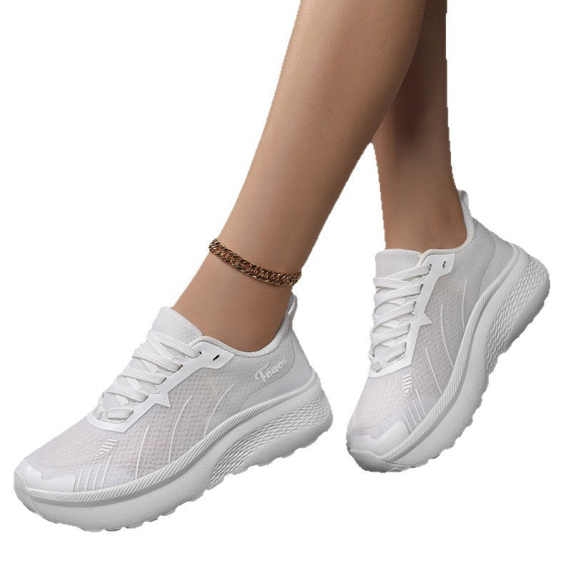 Kvinners Fritidssneakers Pustende Design 5