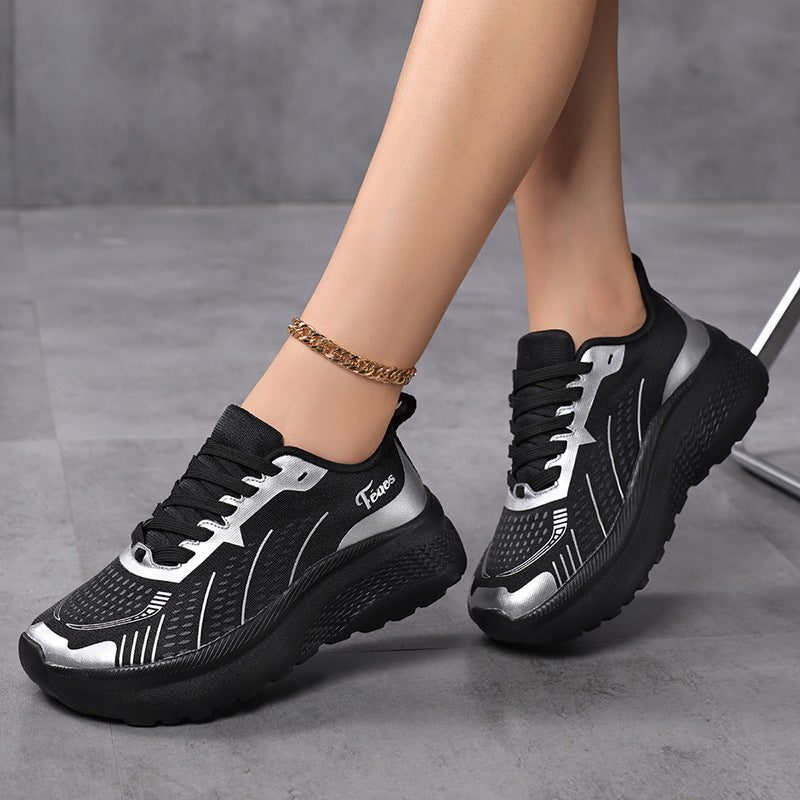 Kvinners Fritidssneakers Pustende Design 6