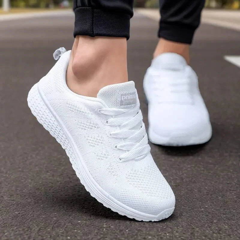 Kvinners Gå-Sko Pustende Tekstil Ergonomisk Design 8
