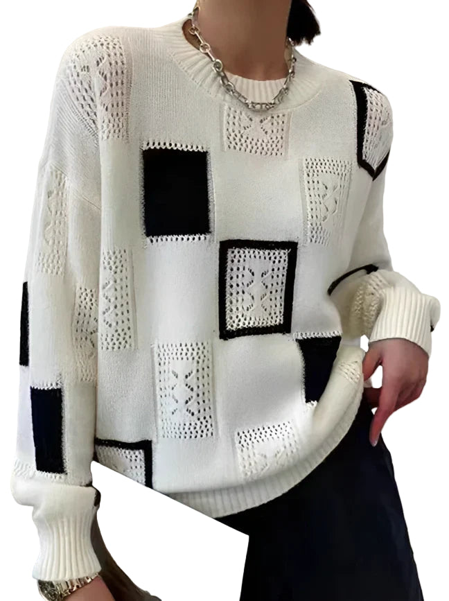 Kvinners Genser Retroinspirert Design 0