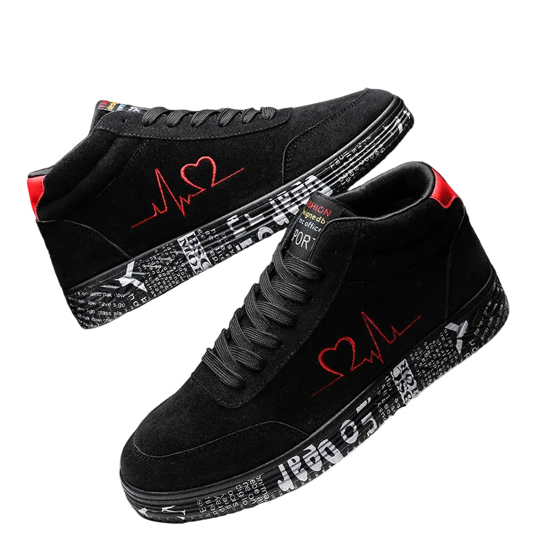Kvinners High-Top Sneakers Unik Design 0