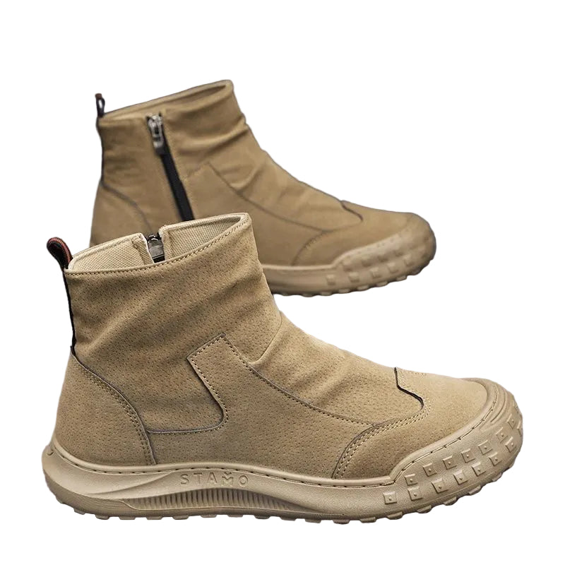 Kvinners High-Top Støvletter med Unik Design 0
