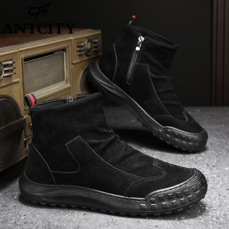 Kvinners High-Top Støvletter med Unik Design 3