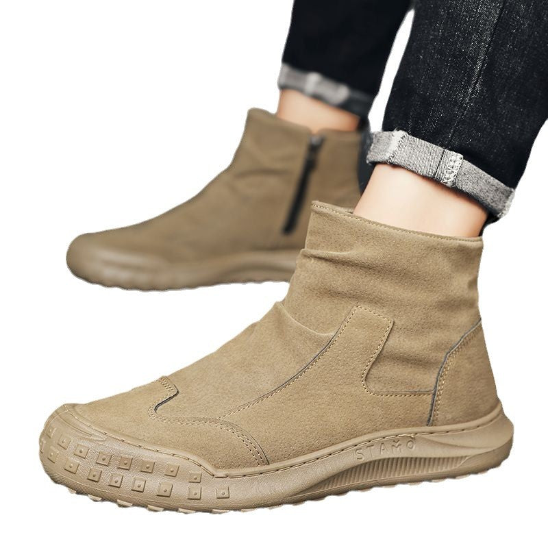 Kvinners High-Top Støvletter med Unik Design 4