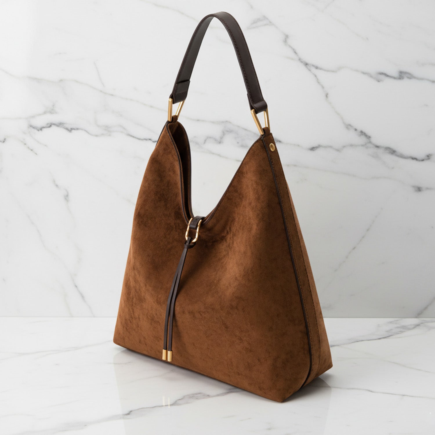 Kvinners Hobo Bag med Snøredetaljer 1