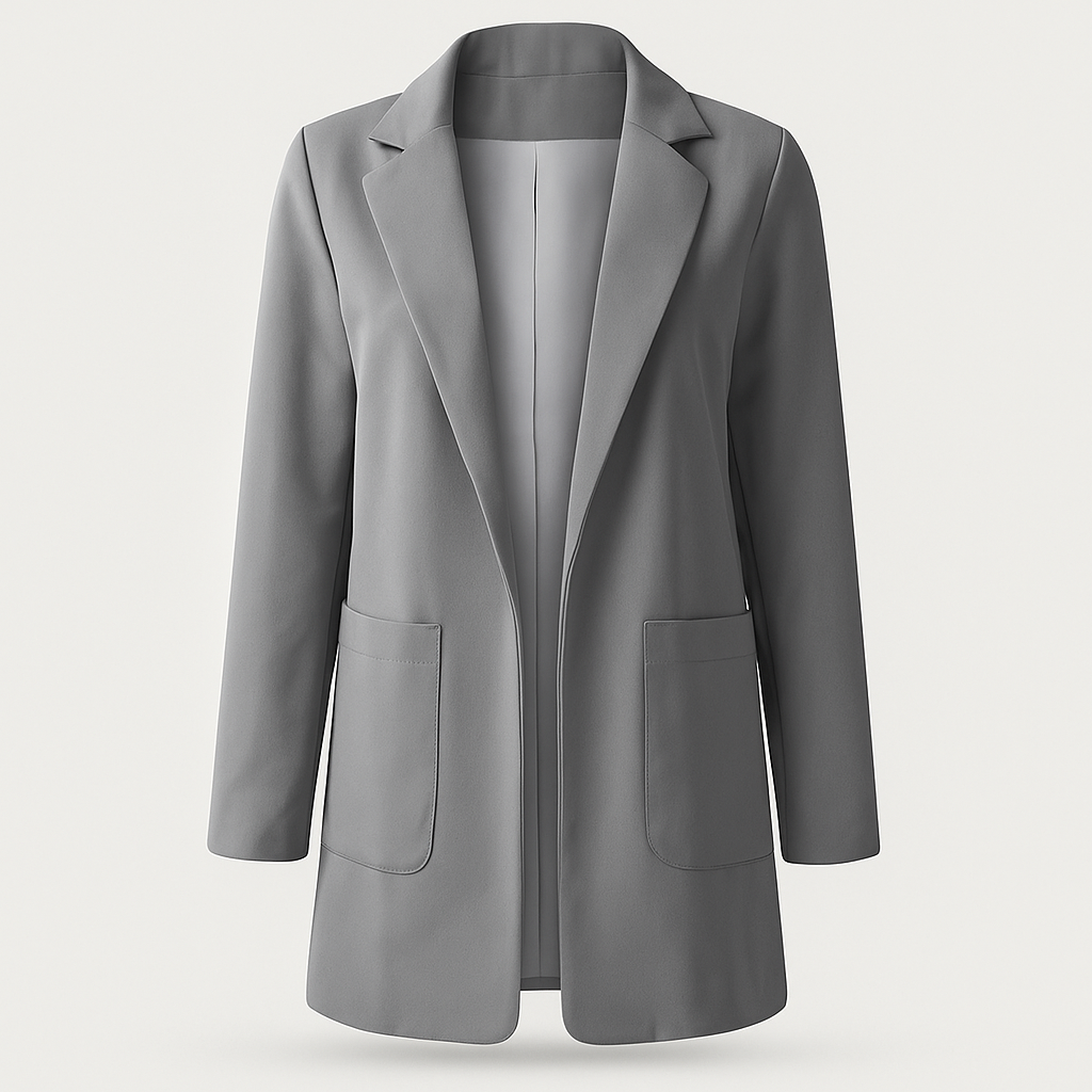 Kvinners Høstblazer Kaki 12