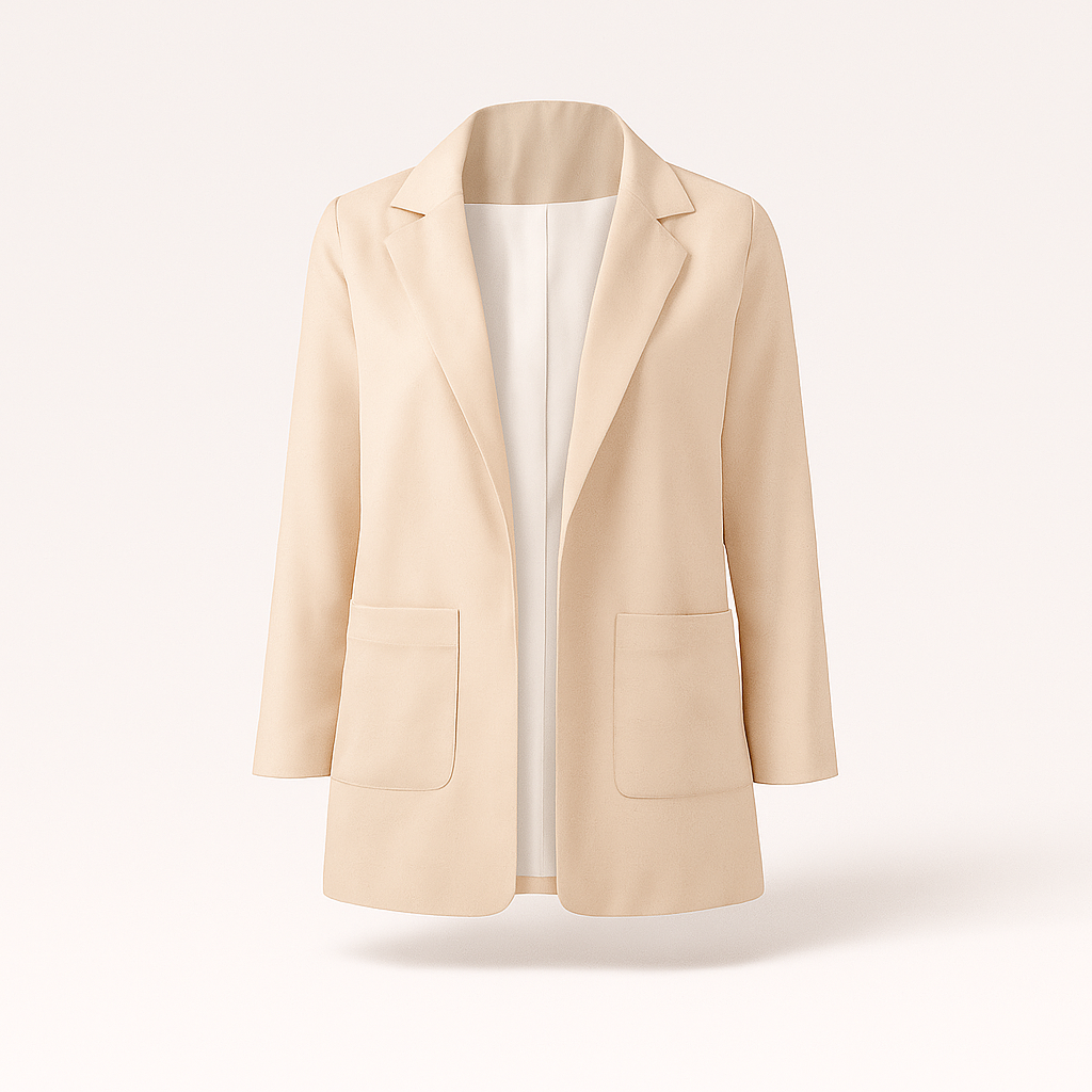 Kvinners Høstblazer Kaki 2