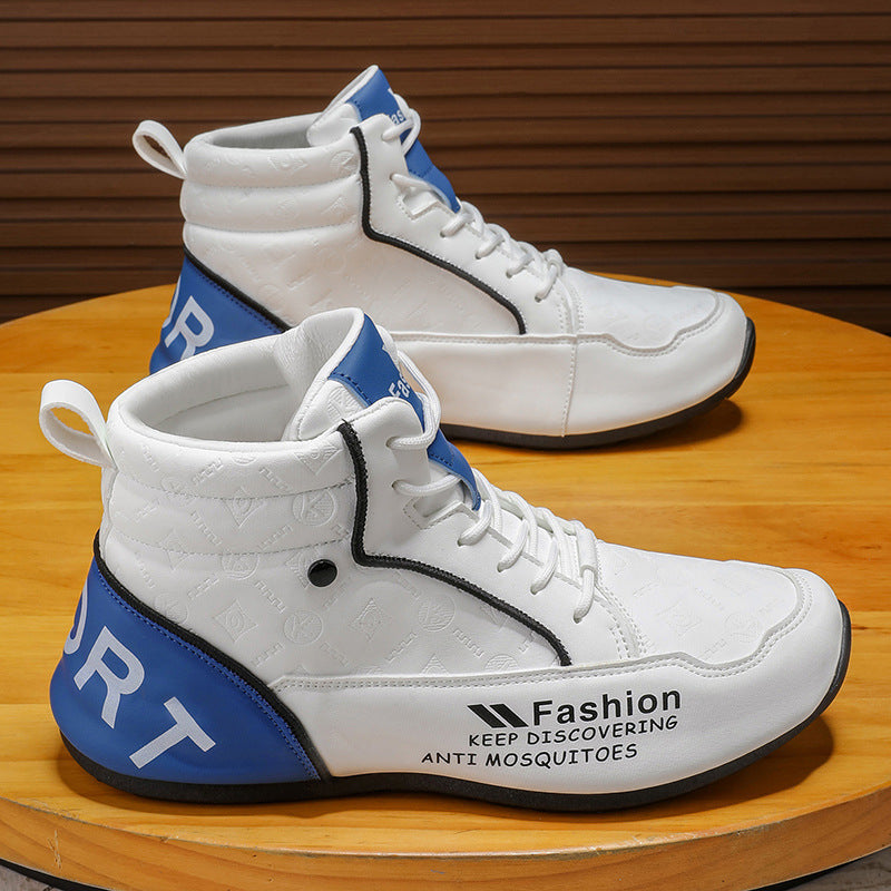 Kvinners Høye Sneakers Sporty Design 3