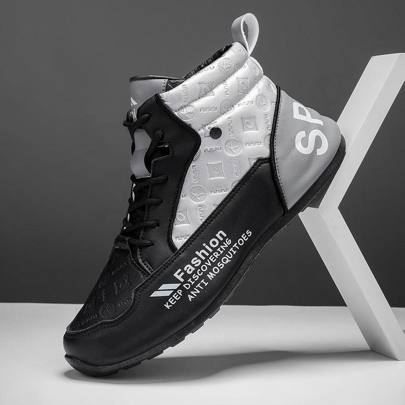 Kvinners Høye Sneakers Sporty Design 6