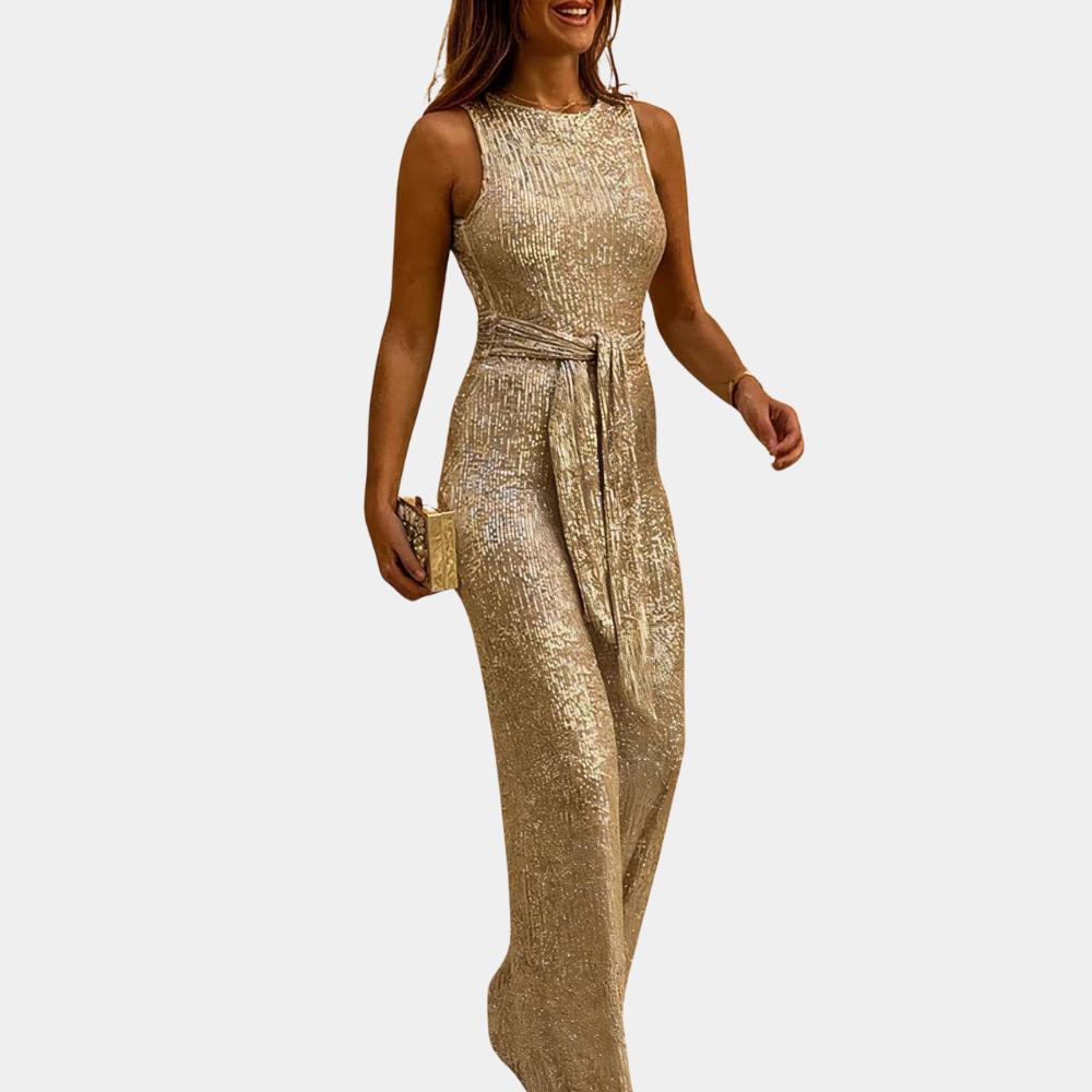 Kvinners Jumpsuit Med Paljetter Glamour 1