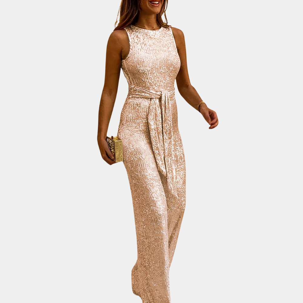 Kvinners Jumpsuit Med Paljetter Glamour 2
