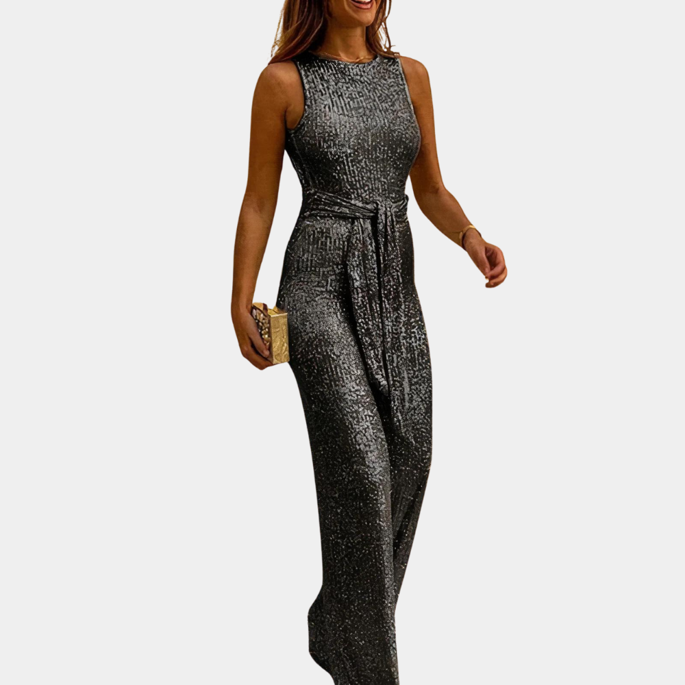 Kvinners Jumpsuit Med Paljetter Glamour 4