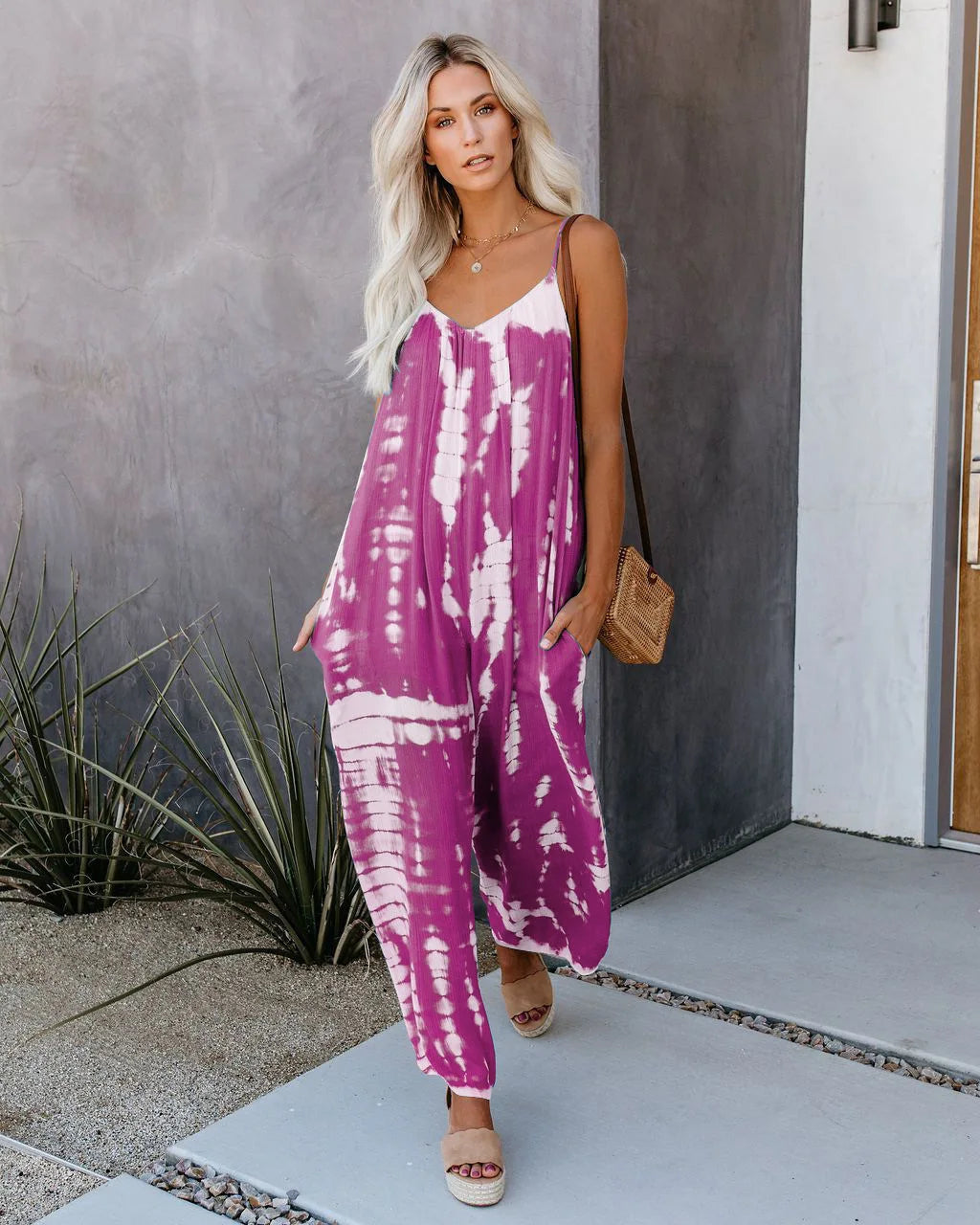 Kvinners Jumpsuit med Brede Ben 6
