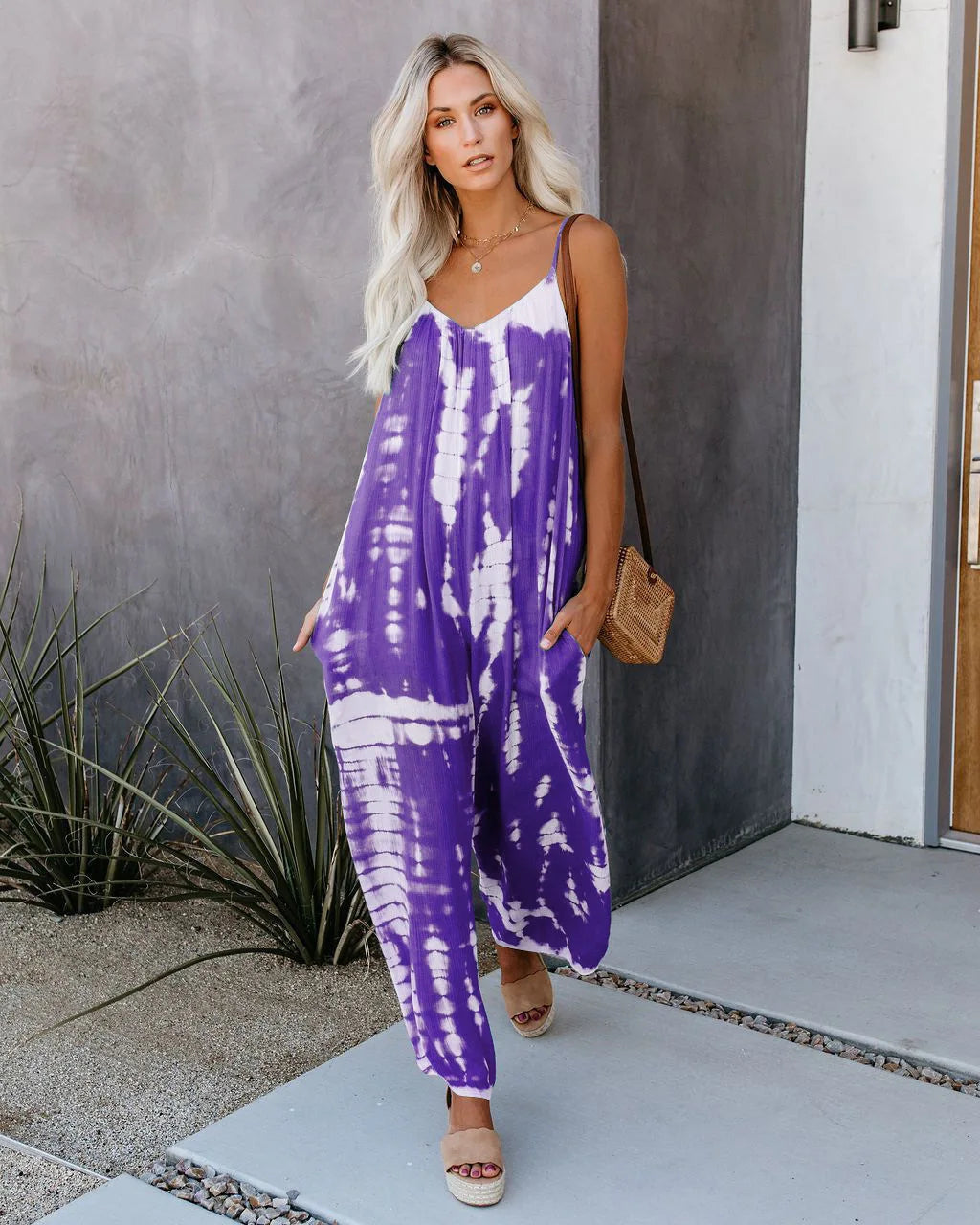 Kvinners Jumpsuit med Brede Ben 9