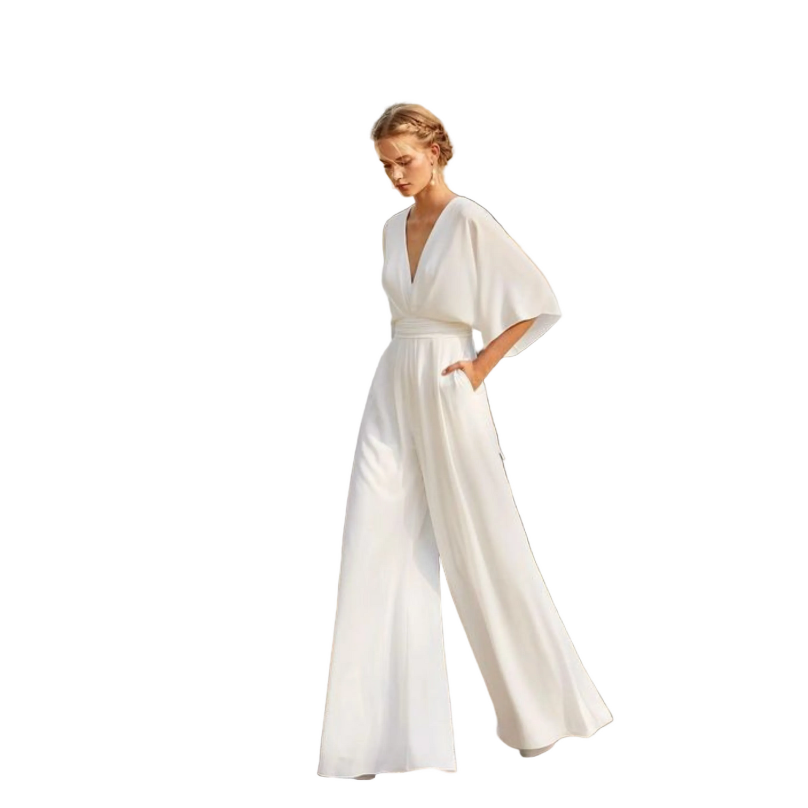 Kvinners Jumpsuit med Elegant Snitt 0