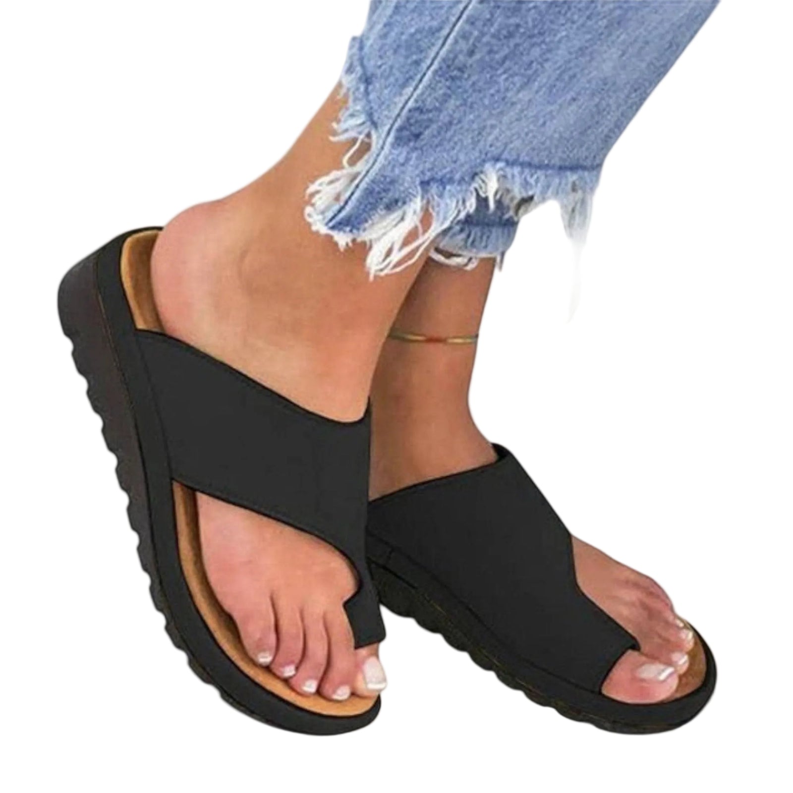 Kvinners Komfortable Sandaler med Justerbare Stropper 0