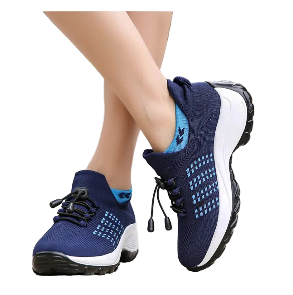 Kvinners Komfortable Sko med Bred Tåboks 0