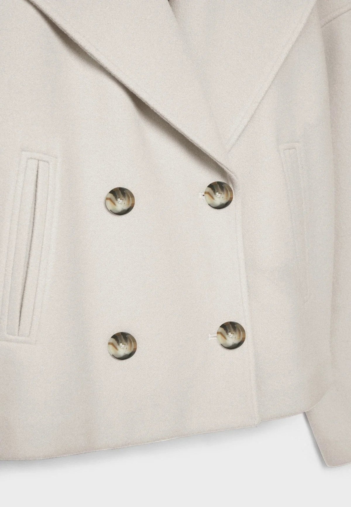 Kvinners Kort Dobbeltspent Blazer 3