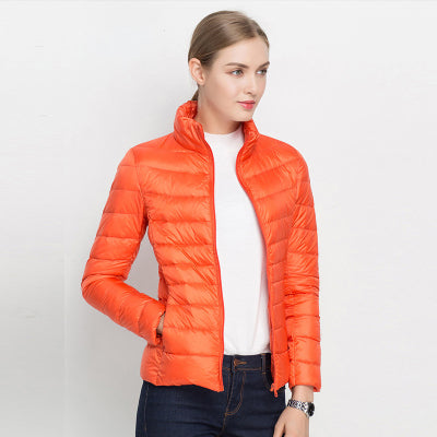 Kvinners Lett Dunjakke Urban Stil 4
