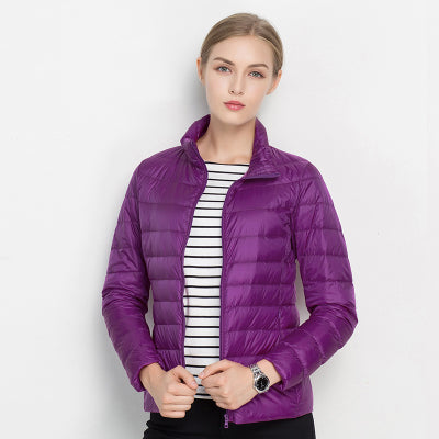 Kvinners Lett Dunjakke Urban Stil 7