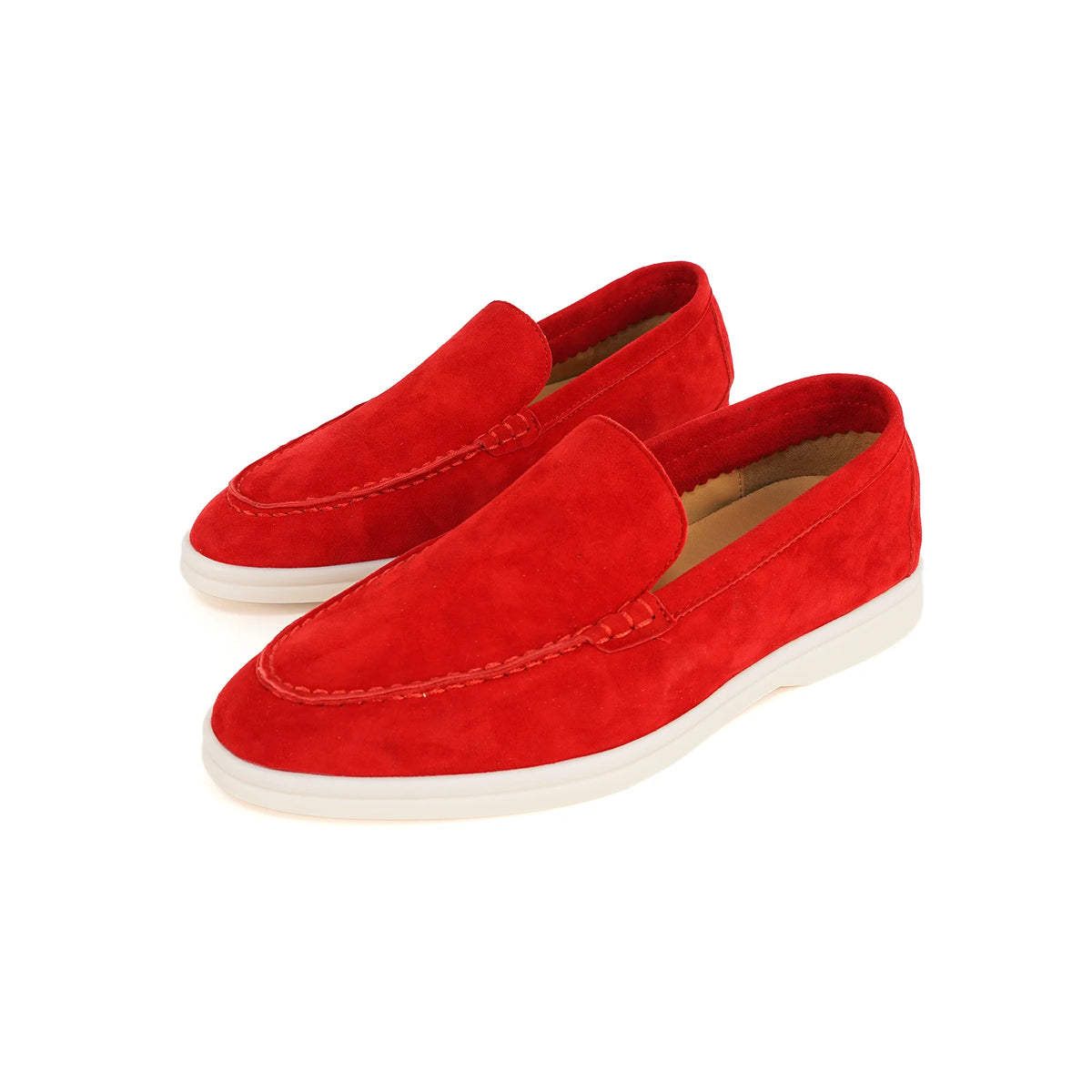 Kvinners Loafers Flate Gåsko 18