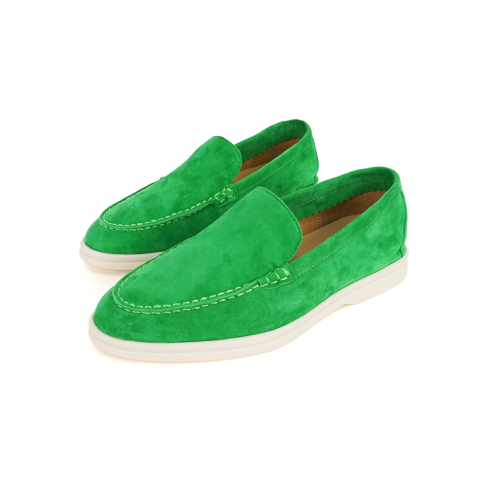 Kvinners Loafers Flate Gåsko 22