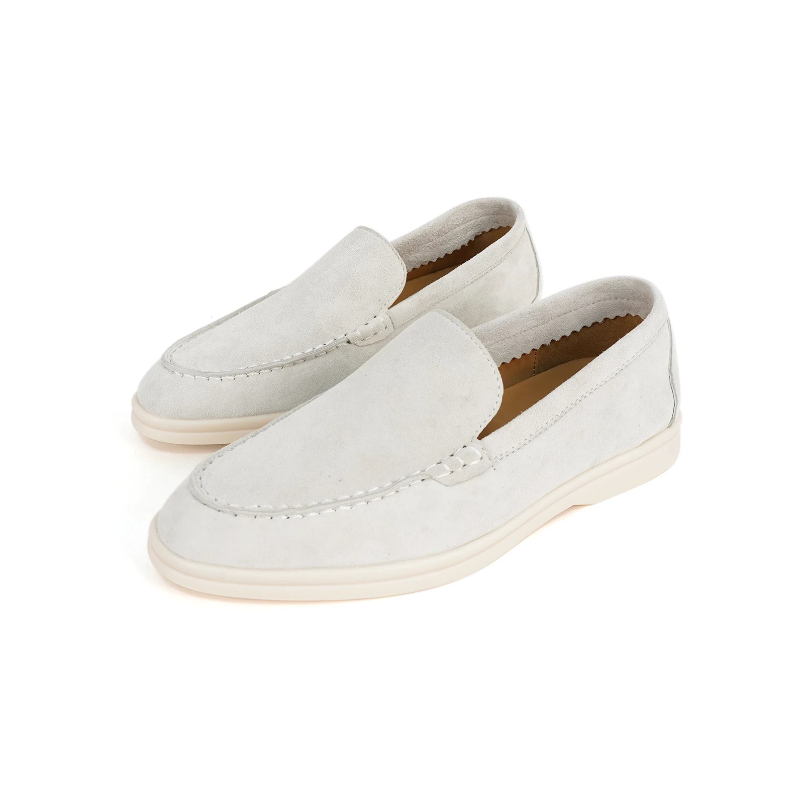 Kvinners Loafers Flate Gåsko 8