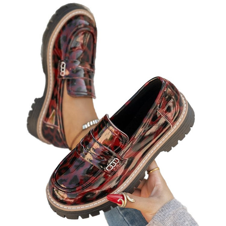 Kvinners Loafers med Plattform og Elegant Design 6