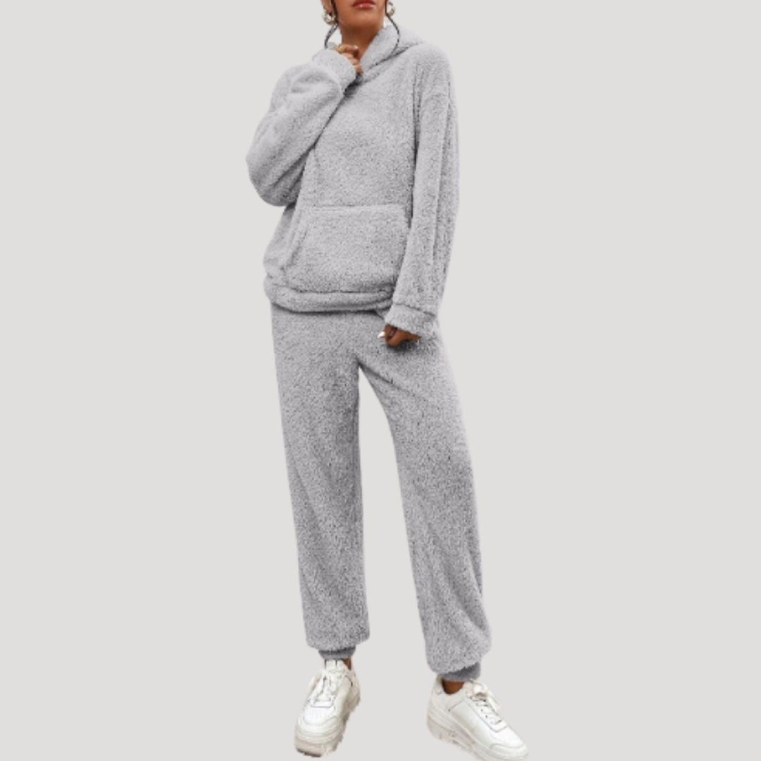 Kvinners Loungewear Sett med Hette 6
