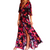 Kvinners Maxi Kjole Med Høy Splitt Boho Stil 6