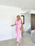 Kvinners Maxi Kjole Plisserte Design 9