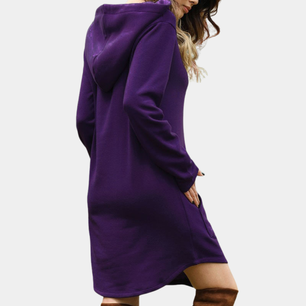 Kvinners Oversize Hettegenser Trendy 2