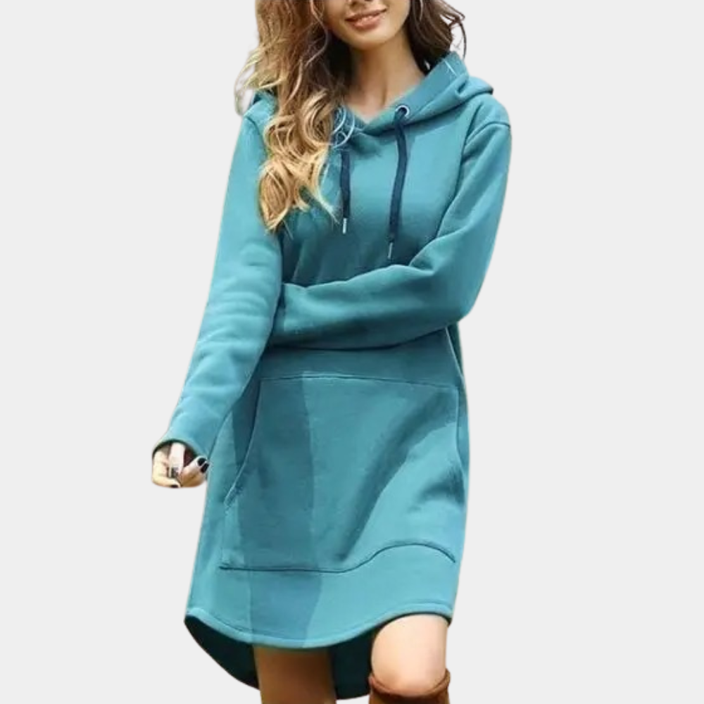 Kvinners Oversize Hettegenser Trendy 3