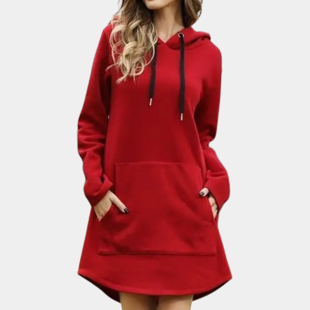 Kvinners Oversize Hettegenser Trendy 5