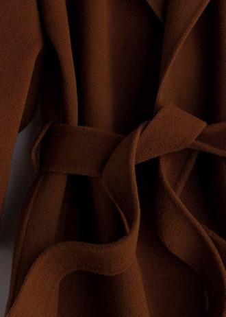 Kvinners Oversize Trench Coat med Notched Krage 1