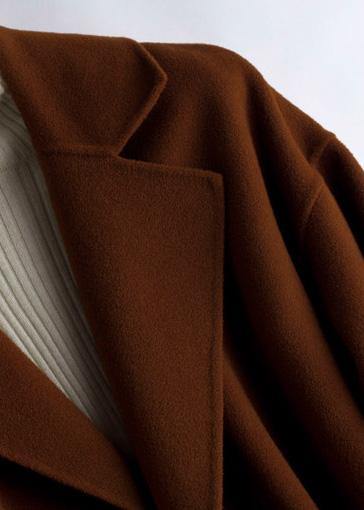 Kvinners Oversize Trench Coat med Notched Krage 3