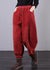 Kvinners Oversized Bukser i Corduroy 2