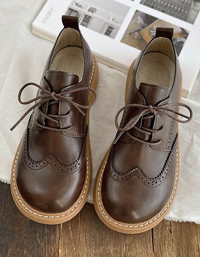 Kvinners Oxford-sko i Brogue-stil 2