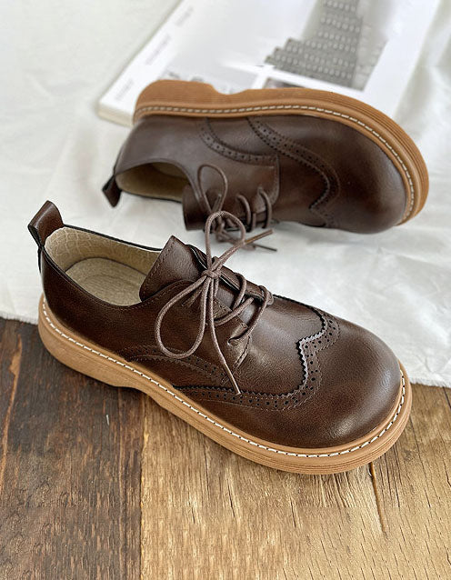 Kvinners Oxford-sko i Brogue-stil 5