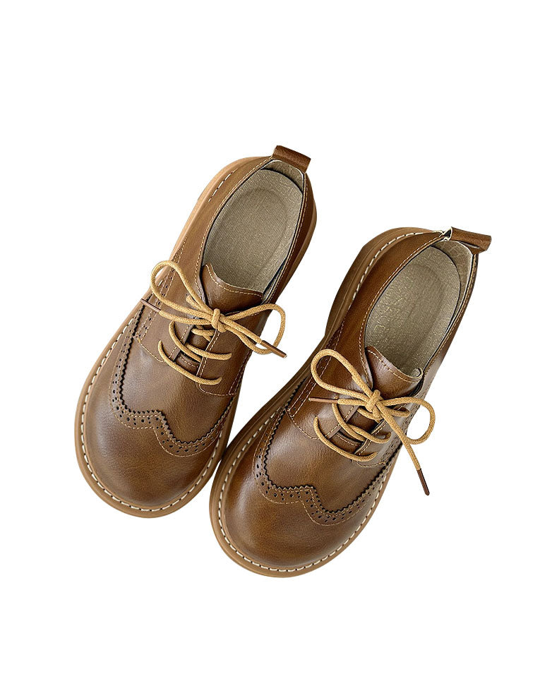 Kvinners Oxford-sko i Brogue-stil 7