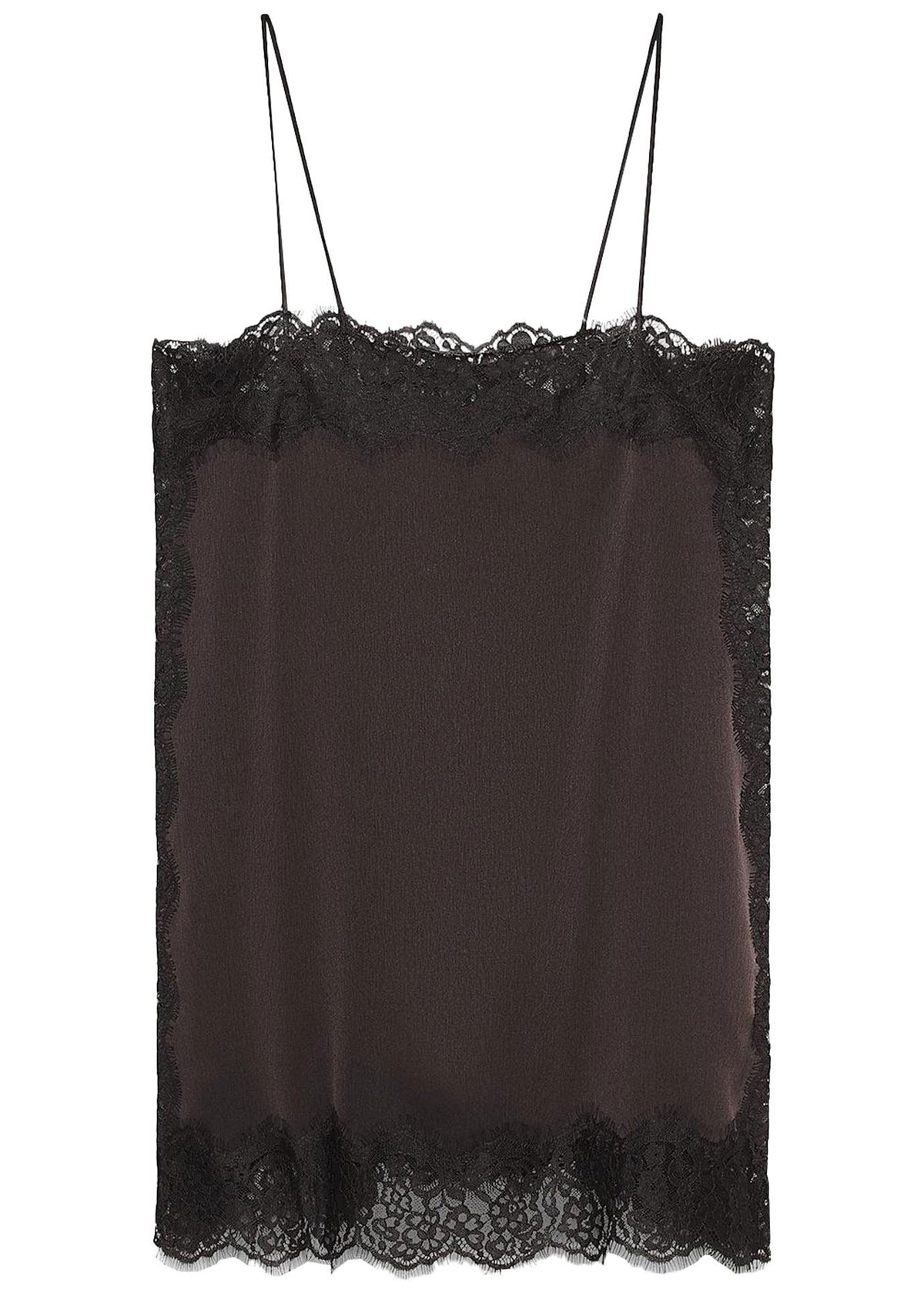 Kvinners Patchwork Spaghetti Stropp Topp Sommerstil 4