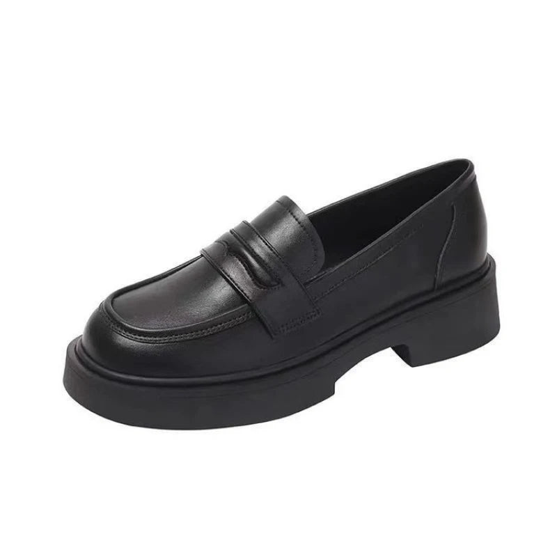 Kvinners Plattform Loafers Chunky Sole 5