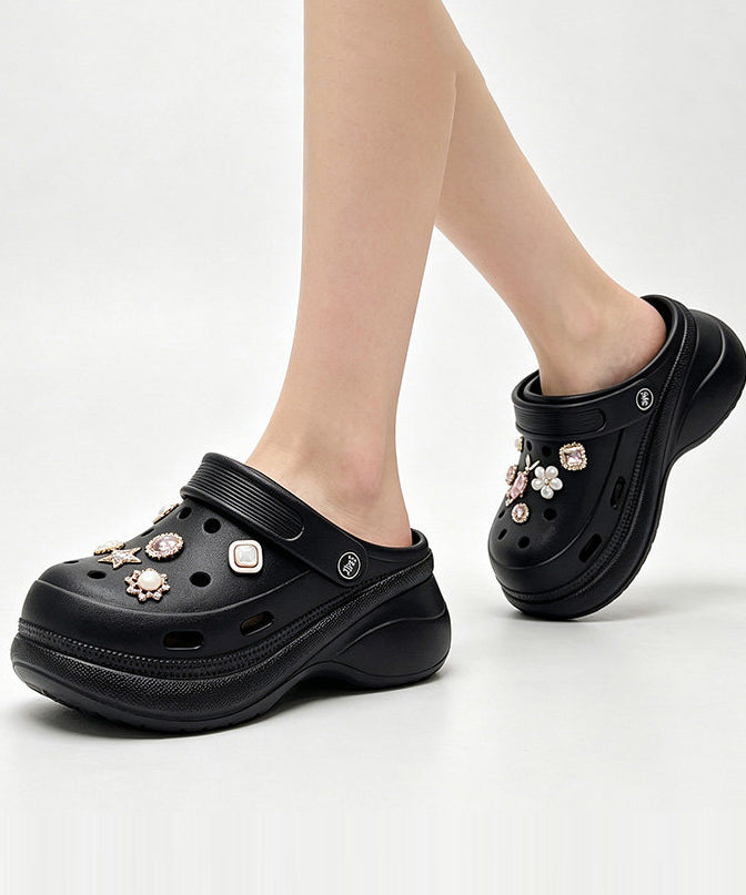 Kvinners Plattformflip-flops Uthult Design 3